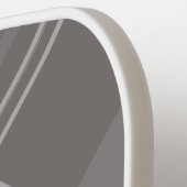 Grijze spelige monogram  naam pickleball paddle (Links Detail)