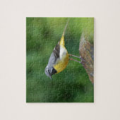 Grijze staart - vogel legpuzzel (Verticaal)