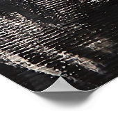 Grijze Stads Abstract Print, Waarde Poster Papier  (Hoek)