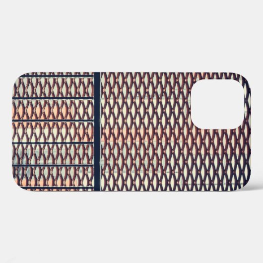 Grijze stalen omheining Case-Mate iPhone case (Achterkant (horizontaal))