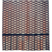 Grijze stalen omheining douchegordijn (Voorkant)