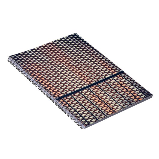 Grijze stalen omheining notitieboek (Rechterzijde)