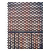 Grijze stalen omheining notitieboek (Voorkant)