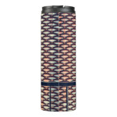 Grijze stalen omheining thermosbeker (Achterkant)