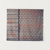 Grijze stalen omheining wandkleed (Voorkant (horizontaal))