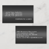 Grijze standaardVisitekaartjes Visitekaartje (Voorkant / Achterkant)