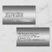 Grijze standaardVisitekaartjes Visitekaartje (Voorkant / Achterkant)