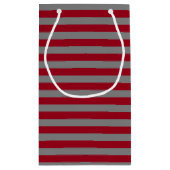 Grijze stapes van Bourgogne en van houtskool Klein Cadeauzakje (Achterkant)