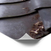 Grijze staven poster (Hoek)