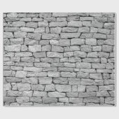 Grijze steenwand als abstracte achtergrond. cadeaupapier (Vlak)