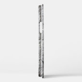 Grijze steenwandtextuur. Textuur van steenwand met Case-Mate iPhone Case (Achterkant / Rechts)