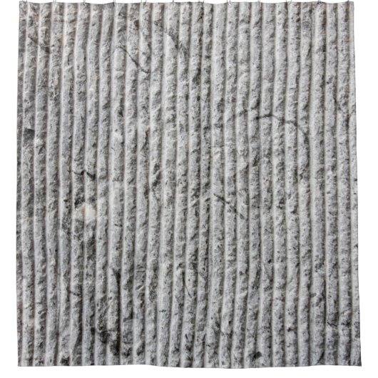 Grijze steenwandtextuur. Textuur van steenwand met Douchegordijn (Voorkant)