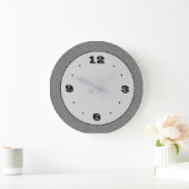 Grijze stenen effect met zwart> Gewoon klokken (Huis)