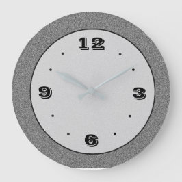 Grijze stenen effect met zwart> Gewoon klokken