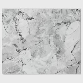 Grijze Stenen Mozaïek Cascade Cadeaupapier