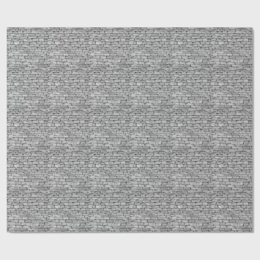 Grijze stenen muur, abstracte achtergrond. cadeaupapier (Vlak)