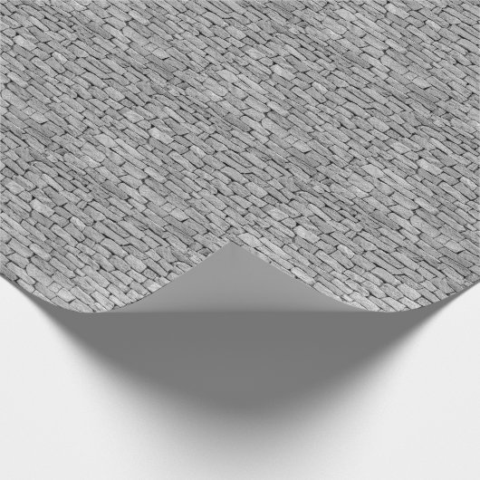 Grijze stenen muur, abstracte achtergrond. cadeaupapier (Hoek)