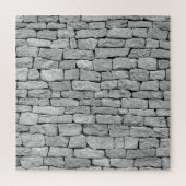 Grijze stenen muur, abstracte achtergrond. legpuzzel (Verticaal)