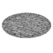 Grijze stenen muur, abstracte achtergrond. snijplank (Hoek)