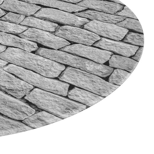 Grijze stenen muur, abstracte achtergrond. snijplank (Hoek)