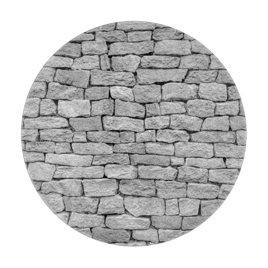 Grijze stenen muur, abstracte achtergrond. snijplank (Voorkant)