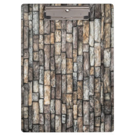 Grijze stenen muur klembord