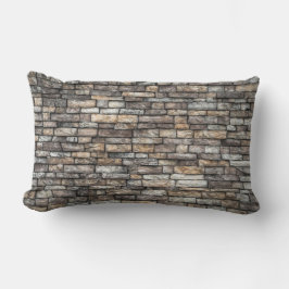 Grijze stenen muur kussen