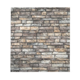 Grijze stenen muur notitieblok