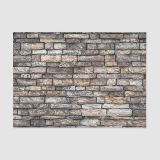 Grijze stenen muur tissuepapier (Voorkant)