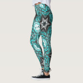 Grijze ster in aanraking met geslepen, glas of met leggings (Links)