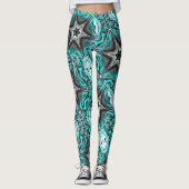 Grijze ster in aanraking met geslepen, glas of met leggings (Voorkant)