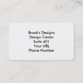 Grijze sterren op zwarte Visitekaartjes (Achterkant)