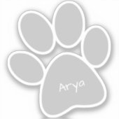 Grijze Sticker afdrukontwerp handmatige pagina's (Voorkant)