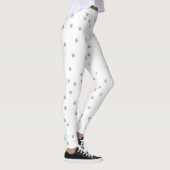 Grijze Stippen Cirkels Witte Leggings (Rechts)