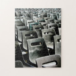 Grijze stoelen legpuzzel