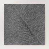 Grijze stof: abstracte gestikte textuur. legpuzzel (Horizontaal)