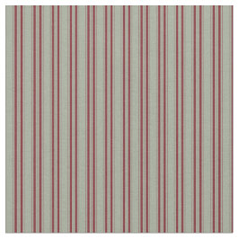 Grijze stof met Maroon Strips
