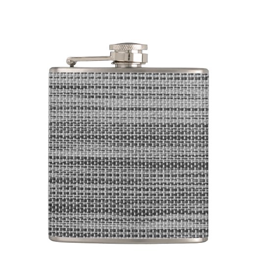 grijze stofkolf heupfles (Voorkant)