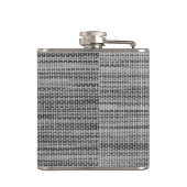 grijze stofkolf heupfles (Achterkant)