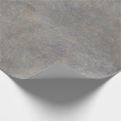Grijze stone textuur cadeaupapier (Hoek)