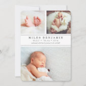 Grijze streep | Aankondiging van de geboorte van e (Voorkant)