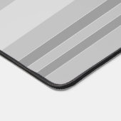 Grijze streep lijnen patroon bureaumat (Hoek)