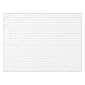 Grijze streep met 1 inch brede strepen tafelkleed (Voorkant (Horizontaal))