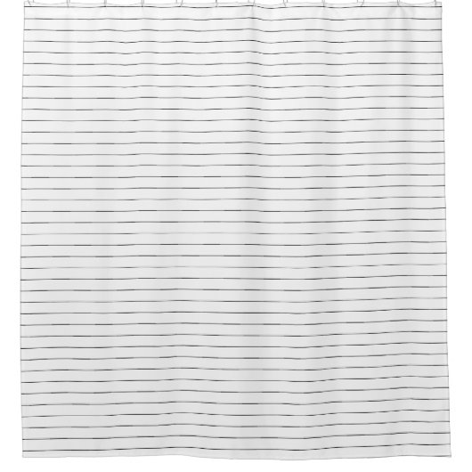 Grijze streep Shower Curtain Douchegordijn (Voorkant)