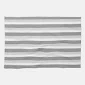 Grijze streep theedoek (Horizontaal)