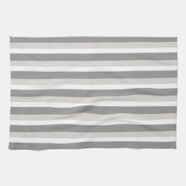 Grijze streep theedoek