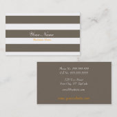 Grijze streep Visitekaartje (Voorkant / Achterkant)