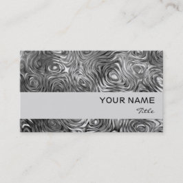 Grijze streep visitekaartje, opgemaakt visitekaartje