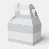 Grijze streepjes wijzigen in om het even welke kle bedankdoosjes (Voorkant Zijde)