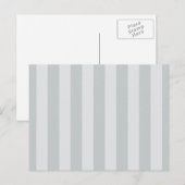 Grijze streepjes wijzigen in om het even welke kle briefkaart (Voorkant / Achterkant)